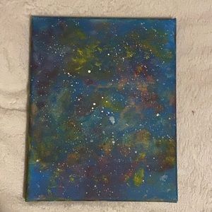 Multicolor abstract painting
